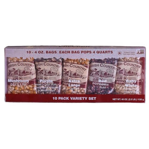 Amish Country Popcorn Variety Kernel Gift Set (10 Pack)