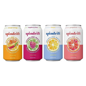 Spindrift Sparkling Water, Variety Pack, 12 oz (Pack of 20)