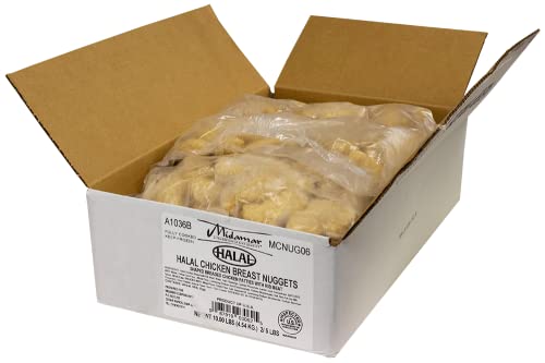 Midamar - Halal Chicken Nuggets, 10 lb case