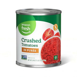 Amazon Fresh Crushed Canned Tomatoes in Purée, 28 Oz