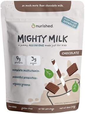 Nurished Mighty Chocolate Milk Protein Powder, 15-30 Servings