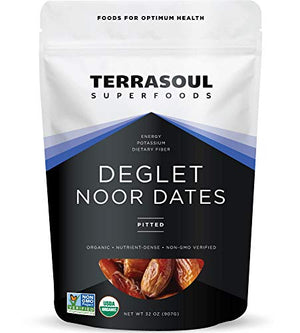 Terrasoul Superfoods Organic Deglet Dates, 2 Lbs