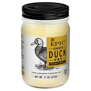 EPIC Rendered Duck Fat, 11 oz Jar