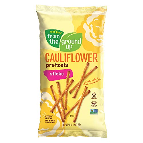 Real Food Cauliflower Pretzels, Gluten Free, 6 Pack