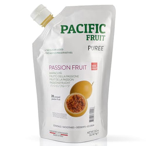 Pacific Fruit Passionfruit Puree, 100% Real Fruit, 1 Kg