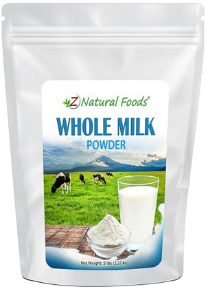 Z Natural Foods Whole Milk Powder, 5 lb