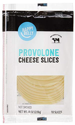 Happy Belly Sliced Provolone Cheese, 8 Oz