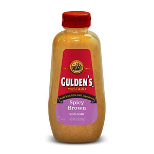 Gulden's Spicy Brown Mustard, Keto Friendly, 24 oz