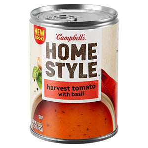 Campbell's Homestyle Harvest Tomato Soup With Basil, 16.3 OZ