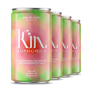 Kin Bloom by Kin Euphorics, Non Alcoholic Spirits, 8 Fl Oz (4pk)