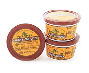 Smokey Bacon Cheese Spread, 8 oz (Pack of 3)