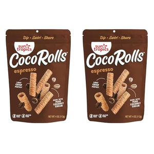 Sun Tropics CocoRolls Espresso (Pack of 2)