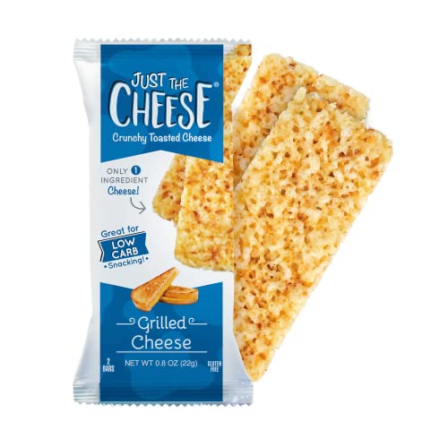 Just the Cheese Bars, Grilled Cheese, 0.8 oz (Pack of 12)