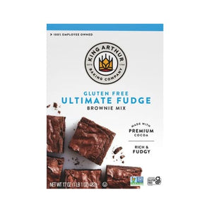 King Arthur Gluten Free Fudge Brownie Mix, 17 oz