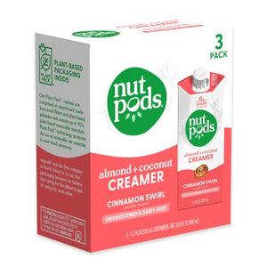 nutpods Cinnamon Swirl Coffee Creamer, 3-Pack