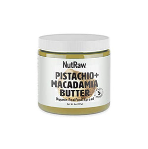 Nutrawbar Raw Pistachio + Macadamia Butter, 8 oz