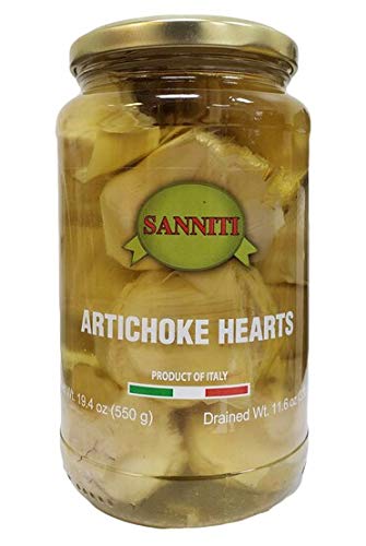 Sanniti Italian Artichoke Hearts, 19.4 Ounce Jar