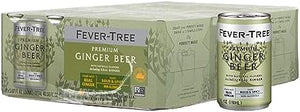 Fever Tree Ginger Beer - Premium Quality Mixer, 150 ML Cans (24 Pack)