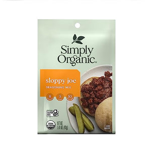 Simply Organic Sloppy Joe Mix, 1.41 oz (Pack of 12)