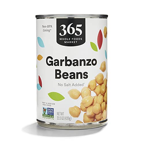 365 by Whole Foods Market Unsalted Garbanzo Beans, 15.5 Ounce