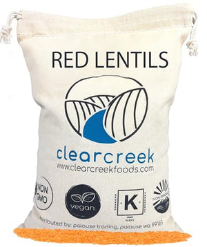 Idaho Red Lentils | 4 LB Linen | Non-GMO | Kosher