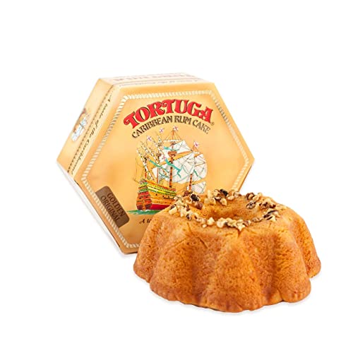 Tortuga Caribbean Rum Cake with Walnuts, 4 Pack