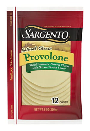 Sargento Provolone Cheese Slices, 8 oz, 12 count