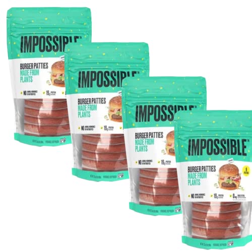 Impossible Burger Patties, 4-Pack (1/4lb Each)