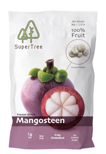 Premium Whole Freeze Dried Tropical Fruits, 70G, Mangosteen