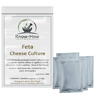 Feta Cheese Culture 5-pack