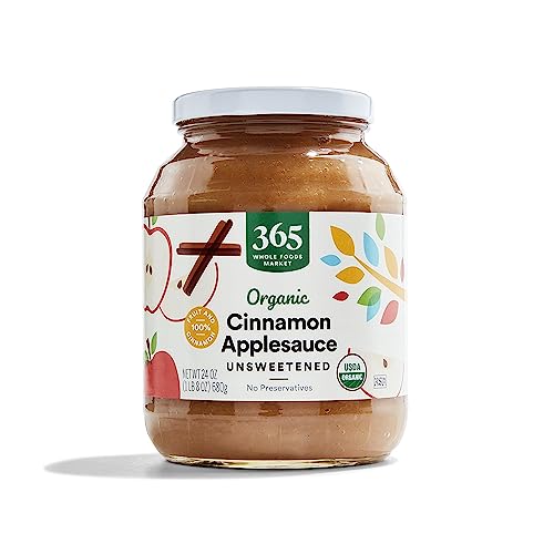 365 Organic Cinnamon Apple Sauce, 24 Ounce