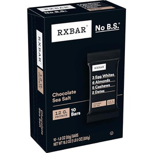 RXBAR Protein Bars, Chocolate Sea Salt, 10 Bars