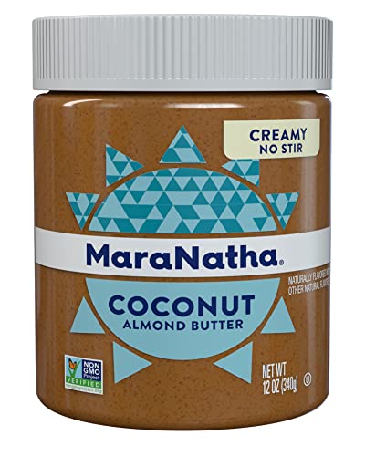 MaraNatha No Stir Creamy Roasted Coconut Almond Butter, 12oz