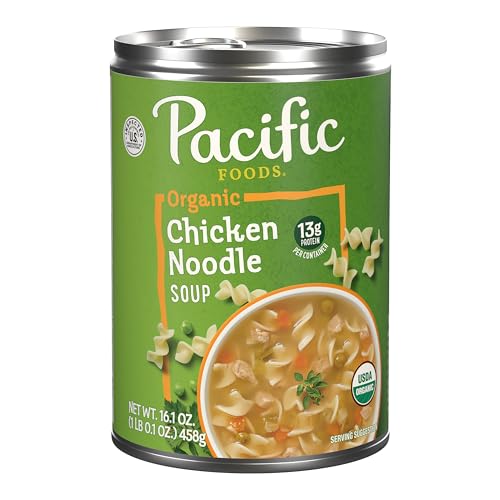 Pacific Foods Organic Chicken Noodle Soup, 16.1 OZ