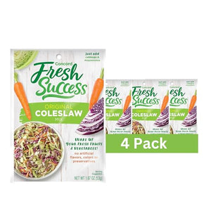 Concord Foods Coleslaw Seasoning Mix, 1.87 Ounce Pack of 4