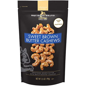 Squirrel Brand Sweet Brown Butter Cashews, 3.5 oz