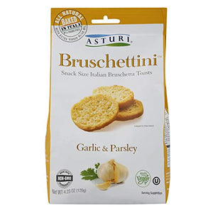 Asturi Bruschettini, Garlic and Parsley, 4.23 Ounce