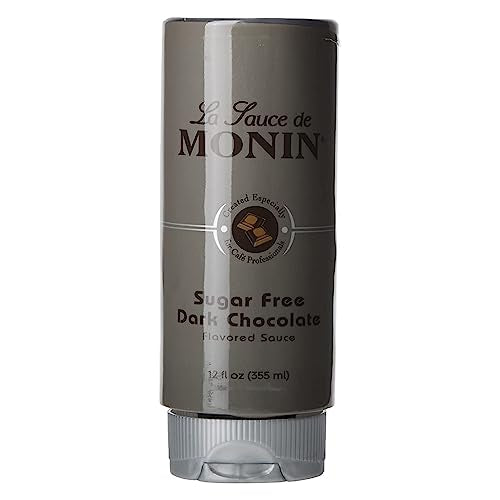 Monin Sugar Free Dark Chocolate Sauce, 12 Oz