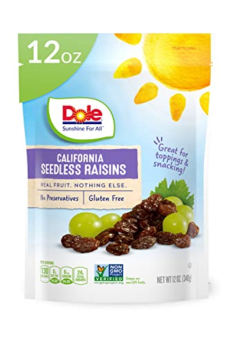 Dole California Seedless Raisins, 12 Oz