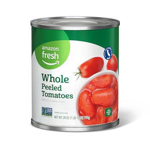 Amazon Fresh Whole Peeled Canned Tomatoes, 28 Oz