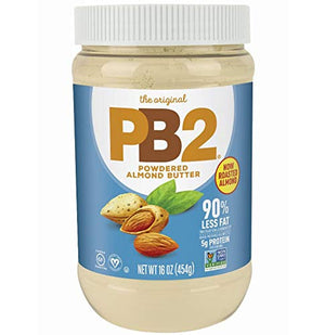 PB2 Powdered Roasted Almond Butter, 16oz, Low-Fat Vegan, Non-GMO