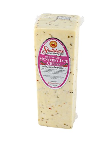 Shullsburg Creamery Pepper Jack Cheese, 5 Pound Loaf