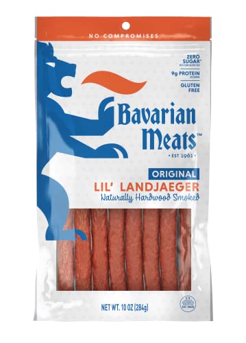 Bavarian Meats Lil' Landjaeger Smoked Sausage Sticks, 10 oz