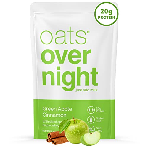 Oats Overnight - Green Apple Cinnamon - 20g Protein, 8 Pack