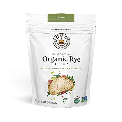 King Arthur Organic Medium Rye Flour, 3 Pounds