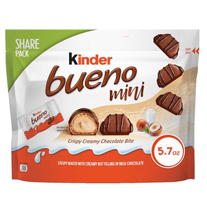 Kinder Bueno Mini Chocolate Bars, 5.7 oz