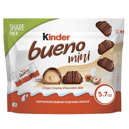 Kinder Bueno Mini Chocolate Bars, 5.7 oz