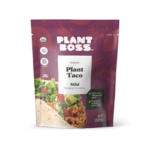 PLANT BOSS Mild Plant Taco Crumbles, 3.35 oz, 6 Pack