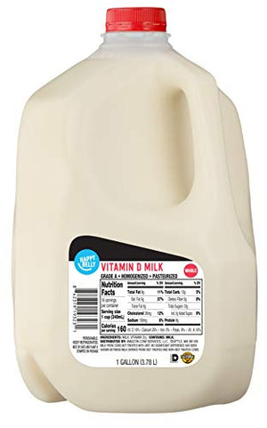 Amazon Brand - Happy Belly Whole Milk, 1 Gallon