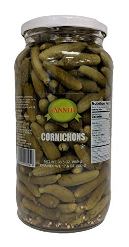 Sanniti Spanish Cornichons - 33.5 oz